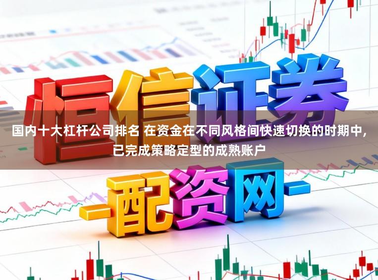 国内十大杠杆公司排名 在资金在不同风格间快速切换的时期中，已完成策略定型的成熟账户